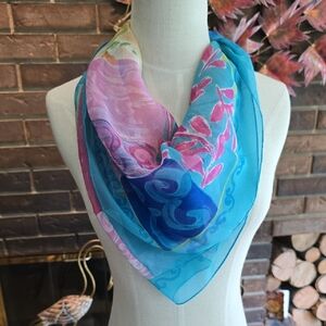 Vintage Floral Multicolour Scarf​